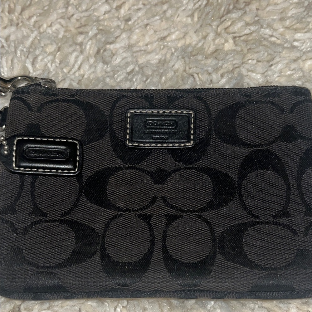 Coach Black Wristlet - Picture 2 of 10